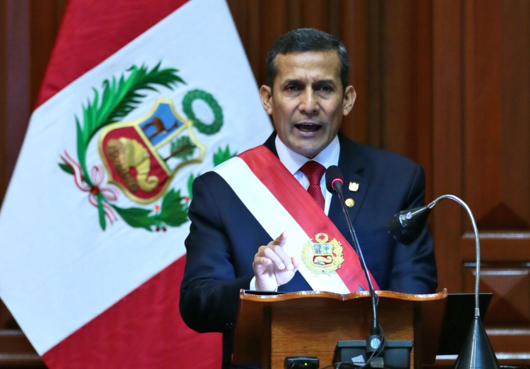 Ollanta Humala, Presidente de la Republica en el periodo 28 de julio de 2011-28 de julio de 2016