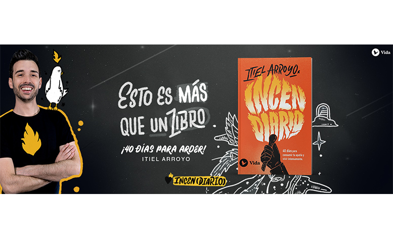 Itiel Arroyo presenta su nuevo libro Incendiario - La Luz